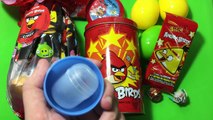 Angry Birds Abrindo Ovos Surpresas Surprise Eggs Chewing Gum