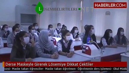 Lösemi'ye Dikkat Çekmek İçin Derse Maske İle Girdiler | www.losemibelirtileri.net