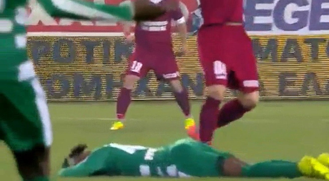 AEL Larissa 0-0 Panathinaikos 1st Half Highlights HD 18.12.2016