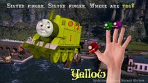 Thomas & Friends Finger Family Nursery Rhymes Song - Learning Colors for Kids with Thomas