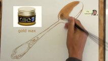 3D Drawing, Spoon - Speed Painting [Art - Time Lapse HD]