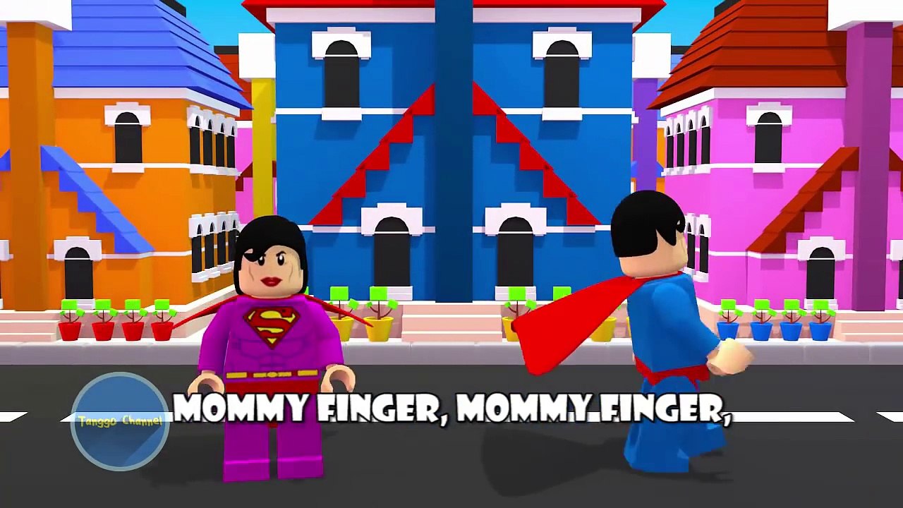 Lego Superman Finger Family | Nursery Rhymes | 3D Animation From TanggoKids Nursery Rhymes