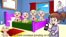 Five Little Babies Jumping On The Bed | 5 Little Monkeys Jumping on the bed Nursery Rhymes