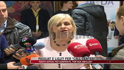 Ministrja Ekonomi : Asnjë pasojë nga ligjit i “Call Centers”! - News, Lajme - Vizion Plus