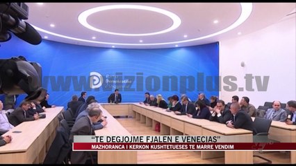“Të dëgjojmë fjalën e Venecias” - News, Lajme - Vizion Plus