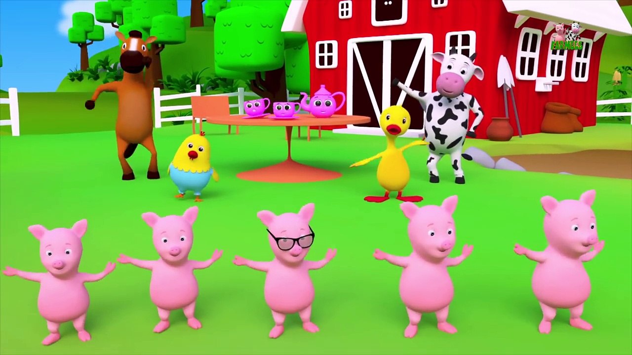 Hokey Pokey | nursery rhymes Farmees | children song | 3D rhymes