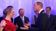 Prince William jokes about fatherhood with Michael Phelps