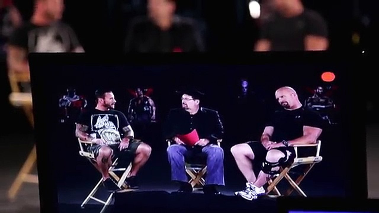 Tension boils over when CM Punk and Stone Cold Steve Austin talk WWE '13 (Official)