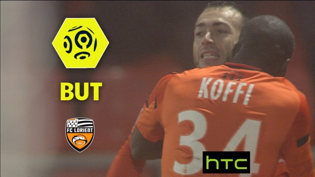 But Romain PHILIPPOTEAUX (40ème) / FC Lorient - AS Saint-Etienne - (2-1) - (FCL-ASSE) / 2016-17