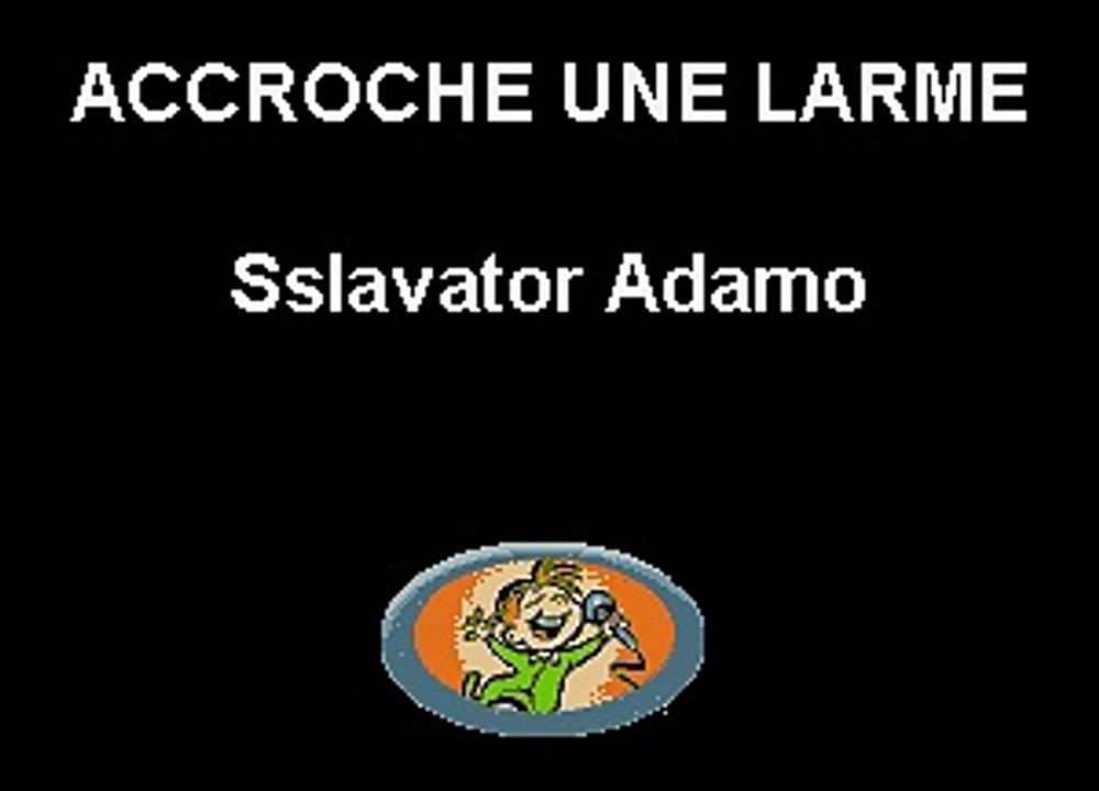 Adamo - Accroche une larmes