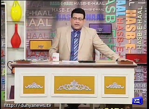 Hasb-E-Haal - (Dunya TV) 18 December 2016 Azizi As Interview of Najam Sethi