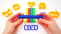 Learn Colors Play-Doh Modelling Clay with Molds Fun and Creative for Kids Clay Playing