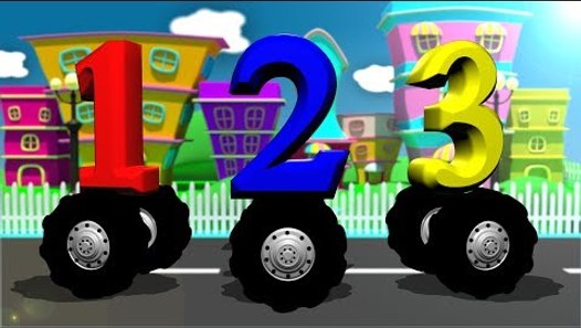 numbers on wheels learn numbers video dailymotion