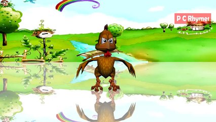 ABC Song|Alphabets Song for Kids|Animated English Rhyme|Children Song|Chicken Cartoon Rhymes.