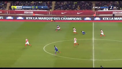 Rachid Ghezzal Goal - Monaco 0-1 Lyon - 18.12.2016