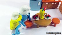 Smurfs Cartoon Made With Play Doh Stop Motion