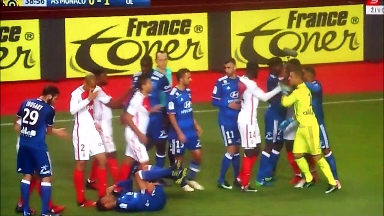Benjamin Mendy Red Card For A Crazy Off The Ball Kick vs Corentin Tolisso!