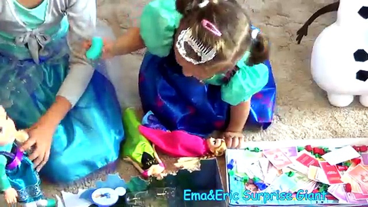 Super Giant Egg Surprise Frozen - Let it go Song Elsa Doll Opening More Toys Disney Videos for Kids