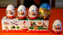 Kinder Surprise four Eggs from The Looney Tunes and Super Mario Surprise Egg