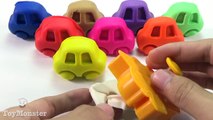 Learn Colors for Kids Play Doh Cars Bus Vehicle Molds Fun and Creative for Kids PlayDoh Fun