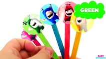 Learn Colors with Oddbods Popsicles Lollipops Finger Family Song Nursery Rhymes for Children Baby