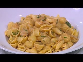 مكرونة سي فود بالبينك صوص | سالي فؤاد