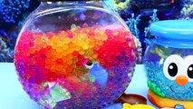 LEARN COLORS Orbeez Surprise Toys Fun Fish Bowl ❤ Nemo and Dory Swim in Colored Orbeez Toys