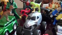 Monster Trucks ,Trains, Toys, Egg Surprise ,LEARN Colors, Shapes, Numbers