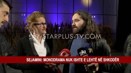 NË TEATRIN "MIGJENI" MONODRAMA " 10 URDHNIMET"