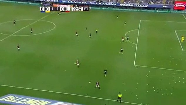 Nicolas Leguizamon Goal HD - Boca Juniors	1-1	Colon Santa FE 18.12.2016