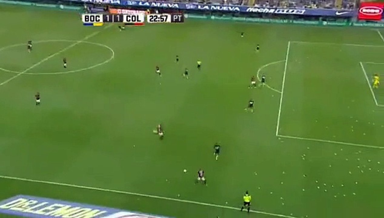 Nicolas Leguizamon  Goal HD - Boca Juniors	1-1	Colon Santa FE 18.12.2016