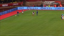 Benjamin Mendy Red Card - AS Monaco 0-1 Lyon - 18.12.2016