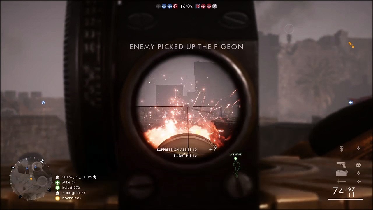 War Pigeon sampling