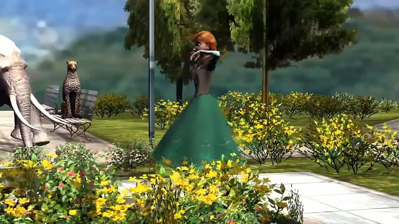 Spiderman Elephant Cartoon Vs Dinosaur Fight Lion Horse Cartoon 3D Dinosaurs Cartoons for Children