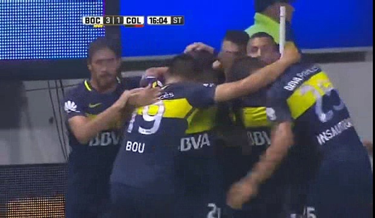 Ricardo Centurión Goal HD - Boca Juniors 3-1 Colon 18.12.2016