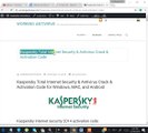 Kaspersky Total Internet Security & Antivirus Crack & Activation Code