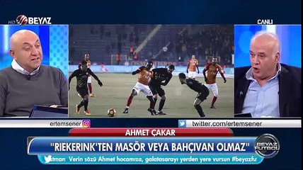 Ahmet Çakar'dan Riekerink'e ağır eleştiri
