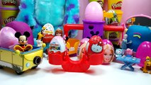 doc Mcstuffins Play Doh Spongebob kinder surprise eggs MLP barbie playdough egg