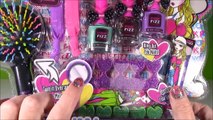 Pink Fizz Beauty SET! Mirror Hair Brush Nail Polish LIP GLOSS! SHOPKINS Season 5 12 PACK! FUN