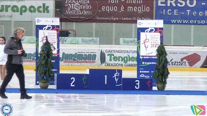 PREMIAZIONE JUNIOR FEMMINILE CAMPIONATI ITALIANI 2017