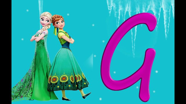 ABC Song for Children - Learn ABCD - Phonics Alphabet Songs for Kids - Nursery Rhymes with Frozen
