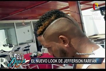 Jefferson Farfán se sometió a nuevo cambio de look