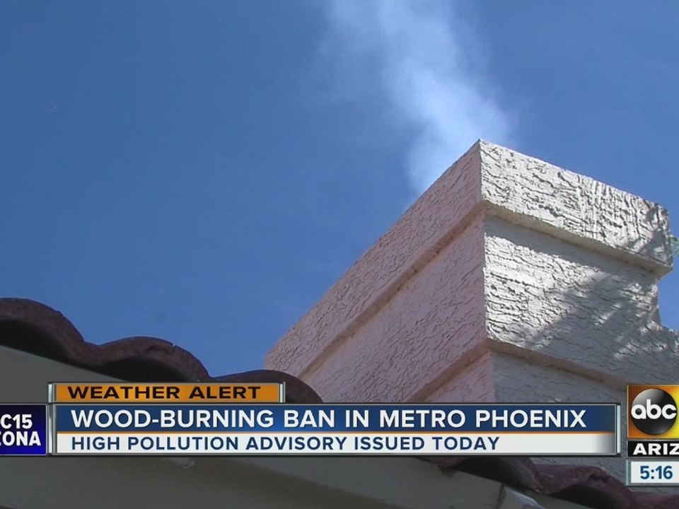 Heads up, don’t light up those fire places tonight