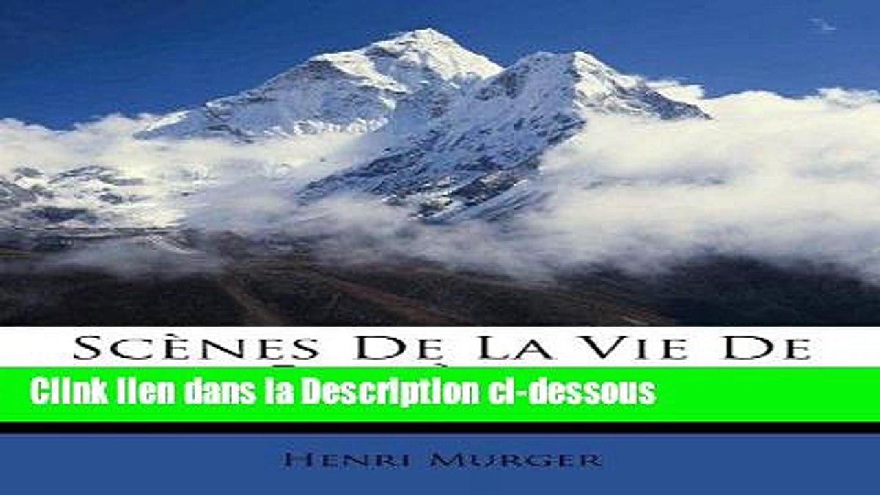 [PDF Télécharger] Scenes de La Vie de Boheme... Audiobook Télécharger