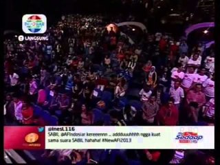 Sabil - Papa Rock N Roll (Konser Eliminasi AFI 2013 - 221113)