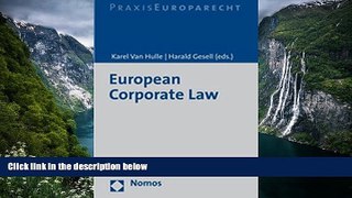Read Online  European Corporate Law Audiobook Epub