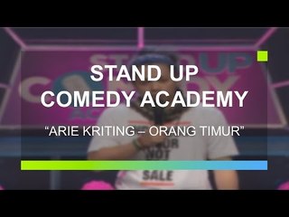 Orang Timur - Arie Kriting (Bintang Tamu Stand Up Comedy Academy)