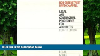 Buy  Legal and Contractual Procedures for Architects, Fourth Edition (Architectural Press Legal