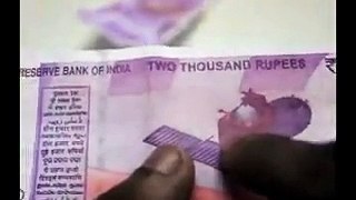 Does the new Rs 2000 note have a GPS chip