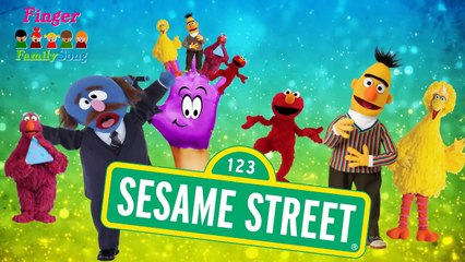 Sesame street Finger Family l Nursery Rhymes l Children Song